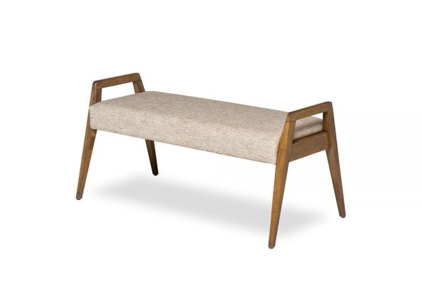 midcentury modern style bench