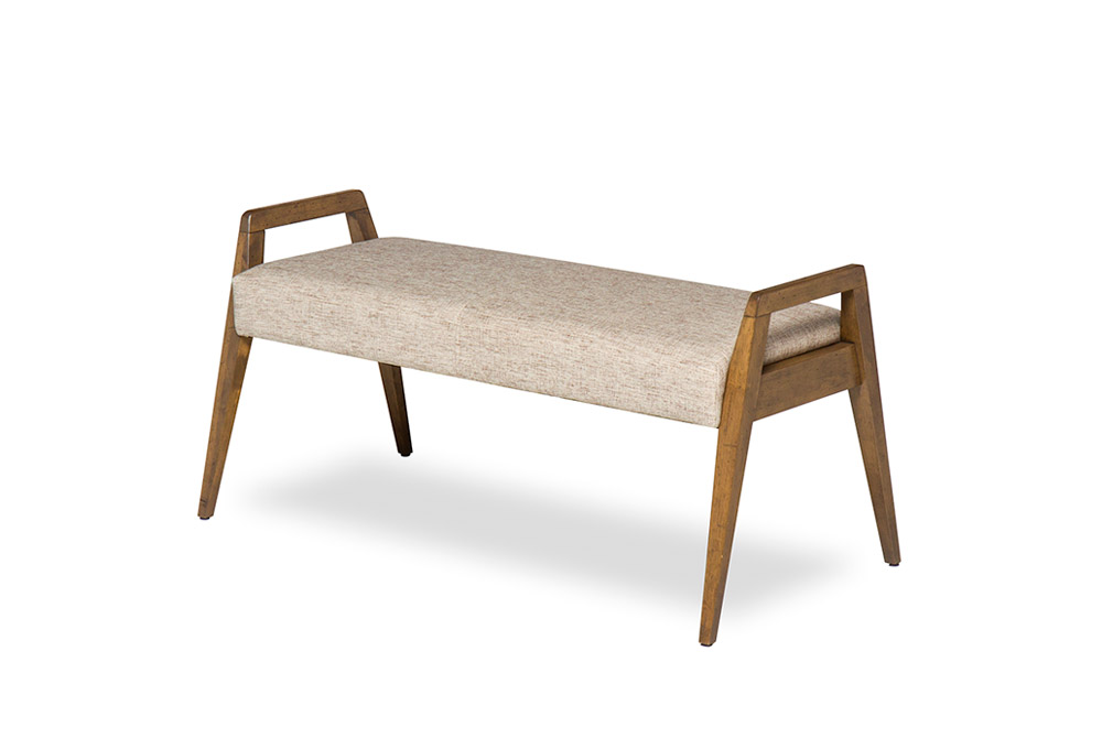 midcentury modern style bench