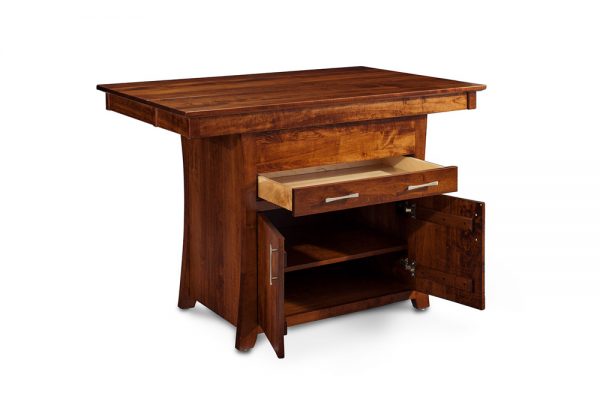 Miller island extension counter height table